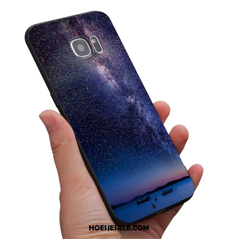 Samsung Galaxy S6 Hoesje Persoonlijk Zacht Purper Hoes Mobiele Telefoon Korting