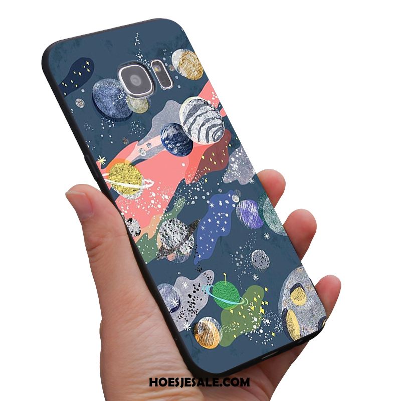 Samsung Galaxy S6 Hoesje Persoonlijk Zacht Purper Hoes Mobiele Telefoon Korting