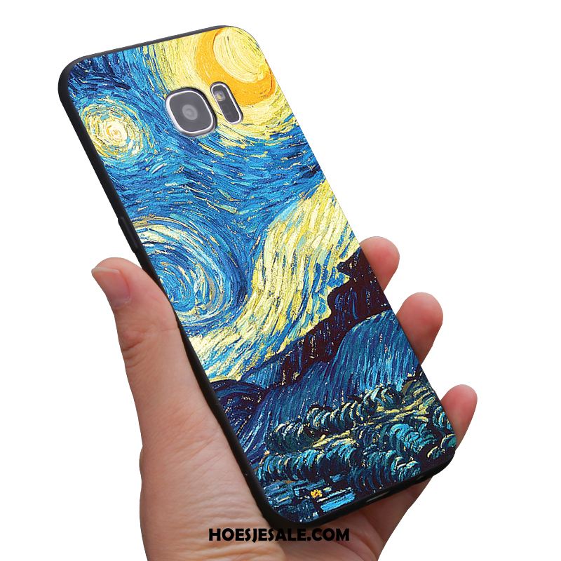 Samsung Galaxy S6 Hoesje Persoonlijk Zacht Purper Hoes Mobiele Telefoon Korting