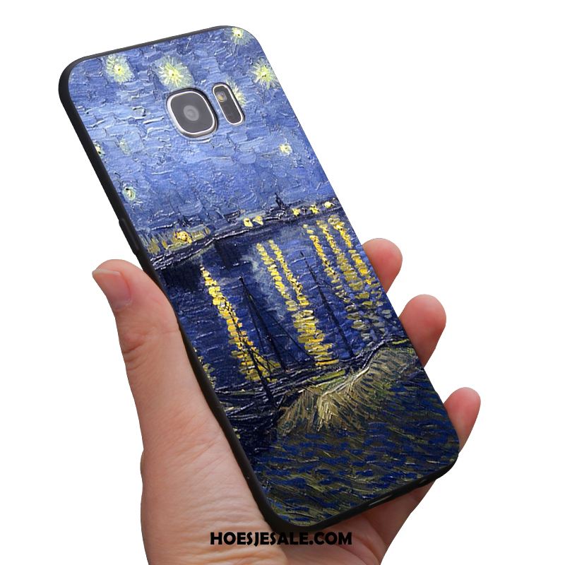 Samsung Galaxy S6 Hoesje Persoonlijk Zacht Purper Hoes Mobiele Telefoon Korting