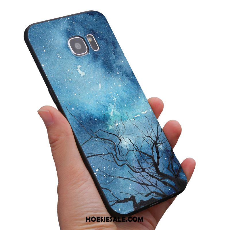 Samsung Galaxy S6 Hoesje Persoonlijk Zacht Purper Hoes Mobiele Telefoon Korting