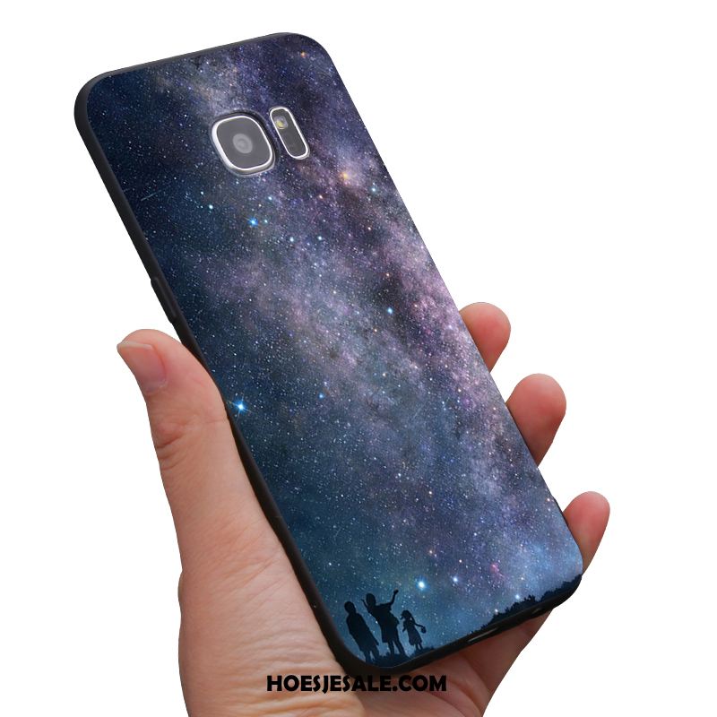 Samsung Galaxy S6 Hoesje Persoonlijk Zacht Purper Hoes Mobiele Telefoon Korting