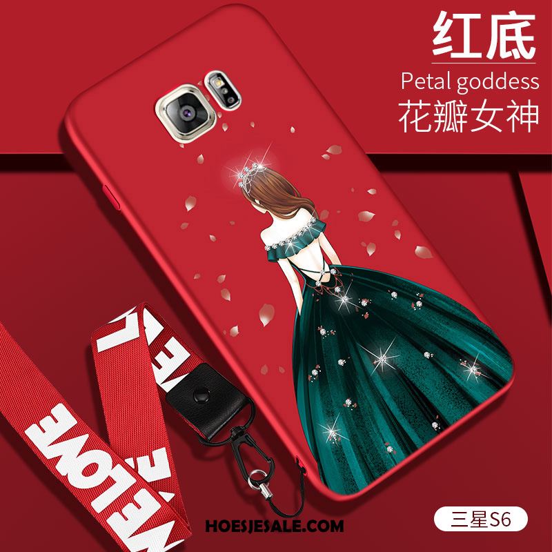 Samsung Galaxy S6 Hoesje Siliconen Mobiele Telefoon Mooie Anti-fall Zacht Goedkoop