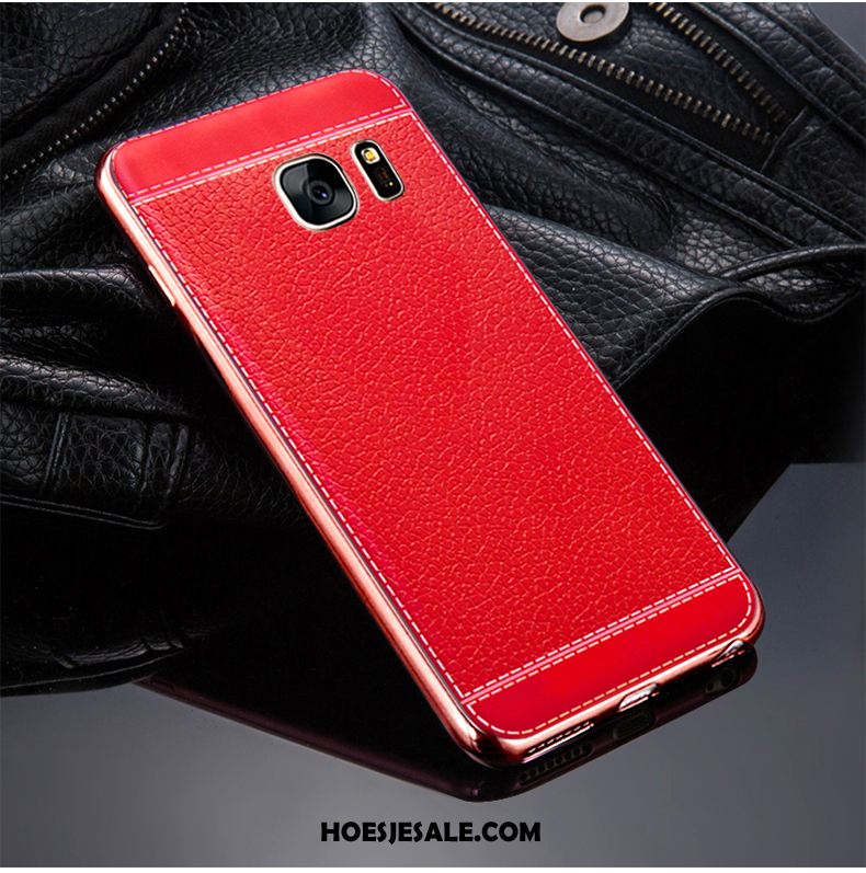Samsung Galaxy S6 Hoesje Ster Bescherming Hoes Roze Siliconen Korting