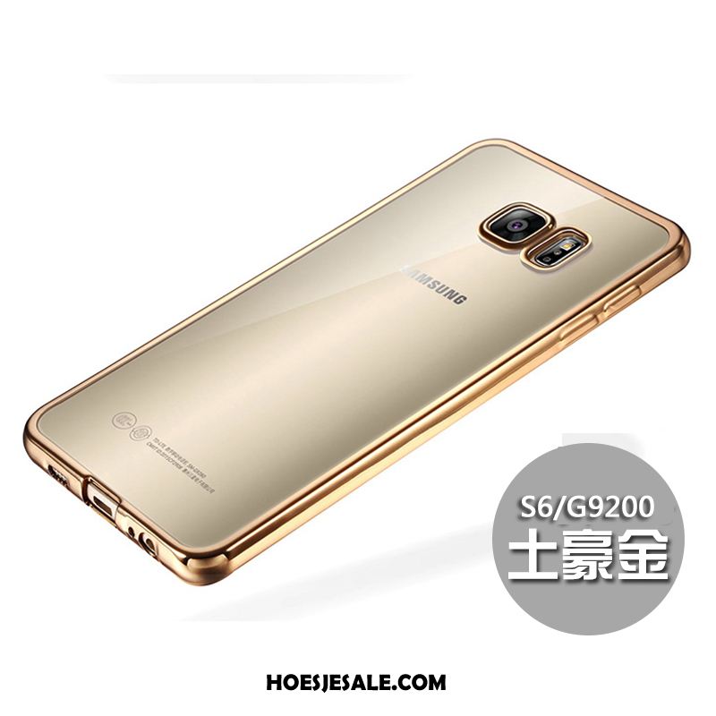 Samsung Galaxy S6 Hoesje Zacht Dun Bescherming Goud Siliconen Kopen