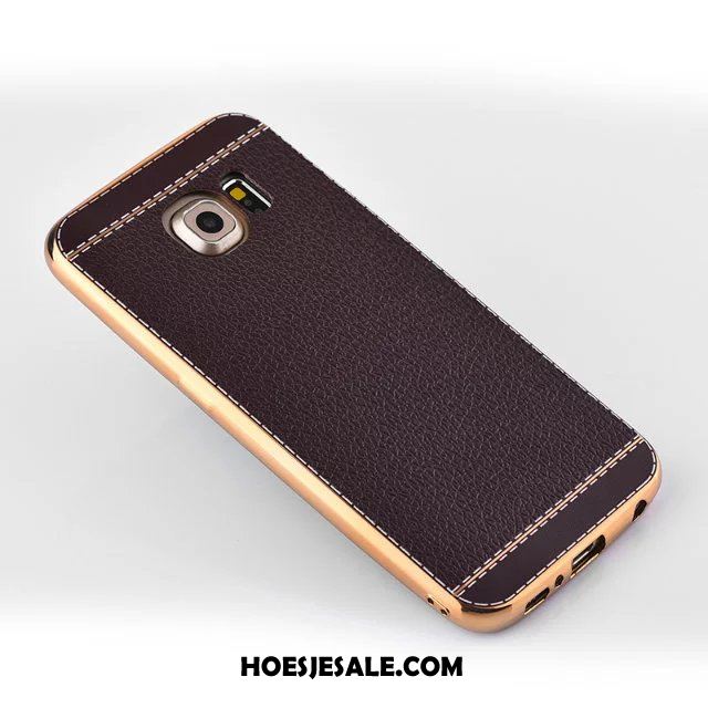 Samsung Galaxy S6 Hoesje Zacht Patroon Hoes Rood Siliconen Goedkoop