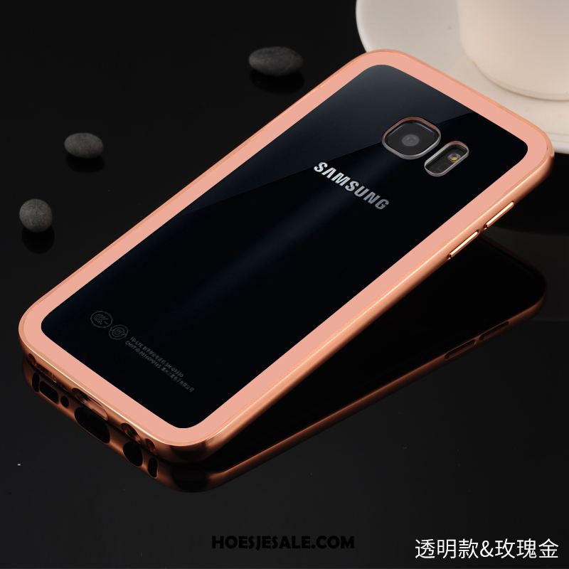 Samsung Galaxy S7 Edge Hoesje Hoes Anti-fall Dun Trend Metaal Kopen