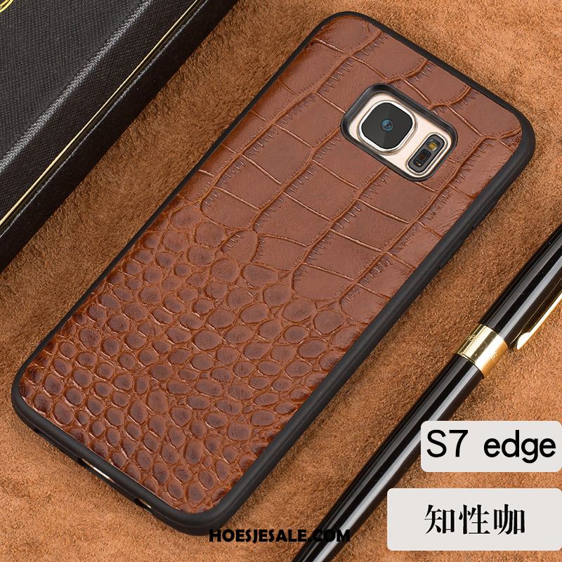 Samsung Galaxy S7 Edge Hoesje Mobiele Telefoon Ster Rood All Inclusive Dun Korting