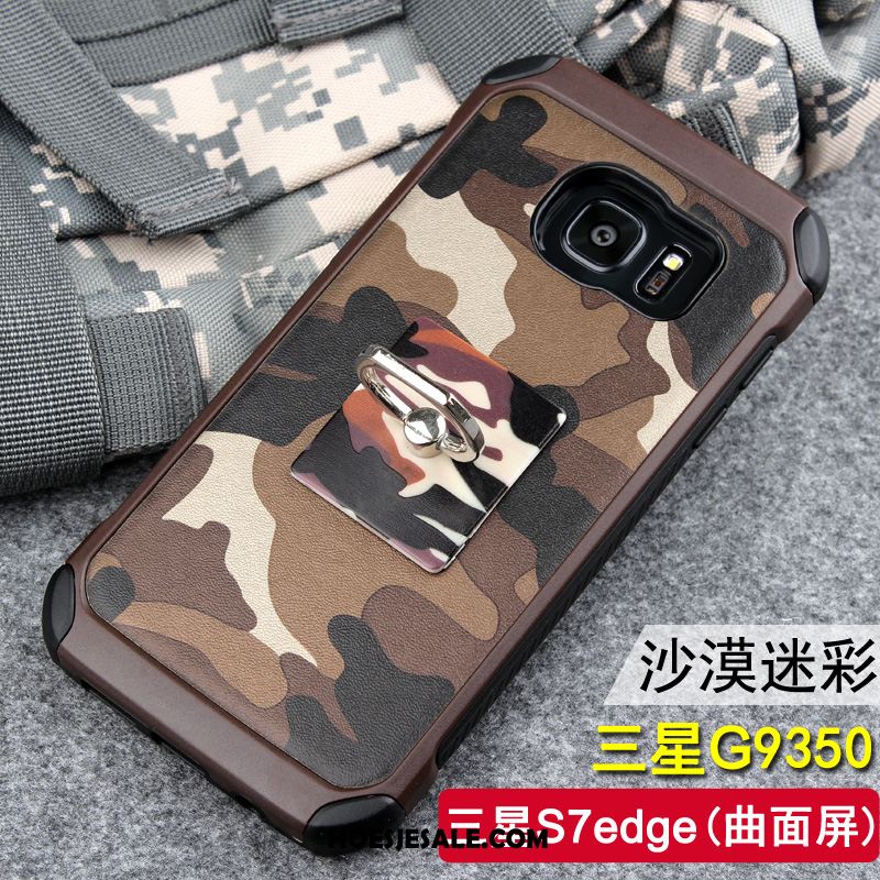 Samsung Galaxy S7 Edge Hoesje Siliconen Bescherming Camouflage Mobiele Telefoon Persoonlijk Goedkoop