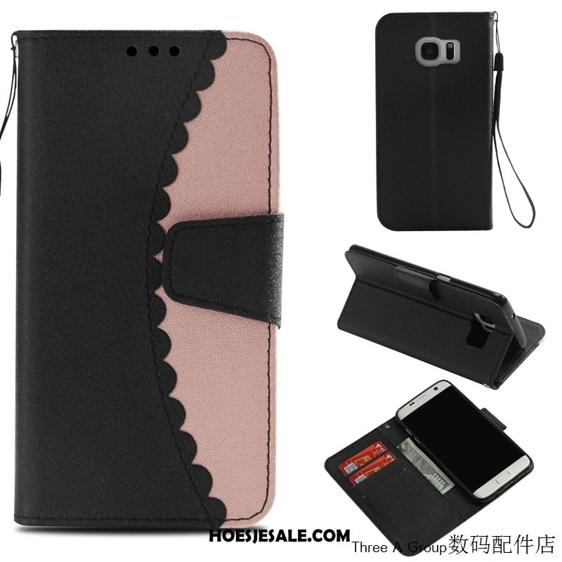 Samsung Galaxy S7 Hoesje All Inclusive Folio Leren Etui Anti-fall Scheppend Kopen