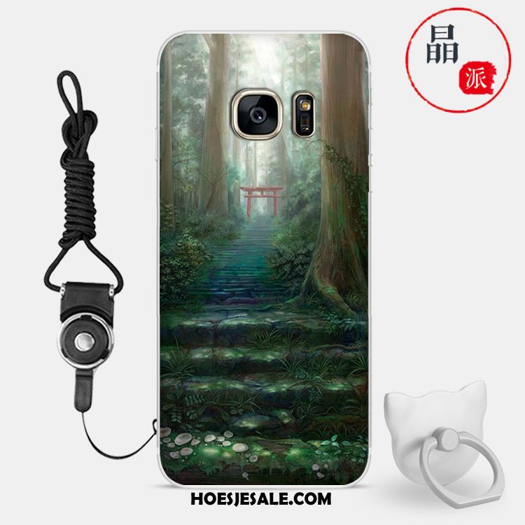 Samsung Galaxy S7 Hoesje Anti-fall Ster Siliconen Voelen Patroon Goedkoop
