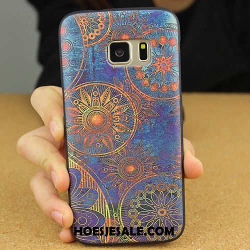 Samsung Galaxy S7 Hoesje Zacht Anti-fall Geel Schrobben All Inclusive Goedkoop