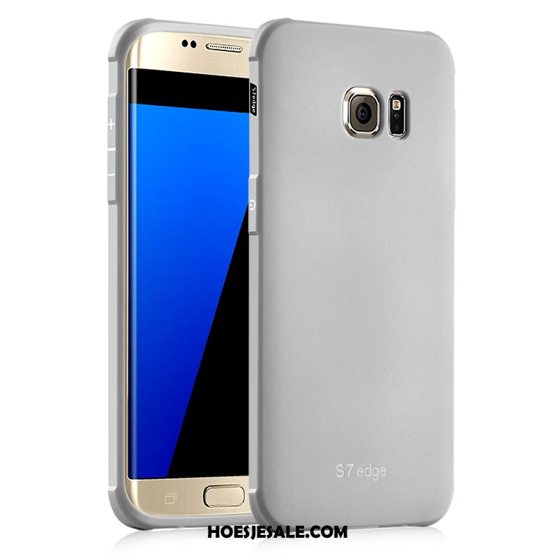 Samsung Galaxy S7 Hoesje Zwart All Inclusive Bescherming Zacht Hemming