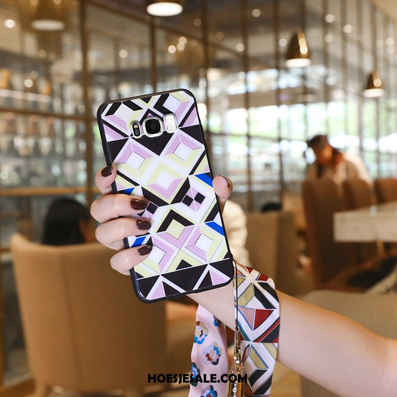 Samsung Galaxy S8 Hoesje All Inclusive Siliconen Rood Glas Bescherming Kopen