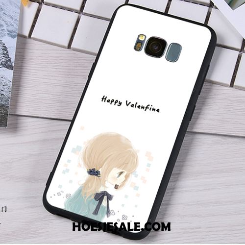 Samsung Galaxy S8 Hoesje Anti-fall Scheppend Zacht Blauw Trend Sale