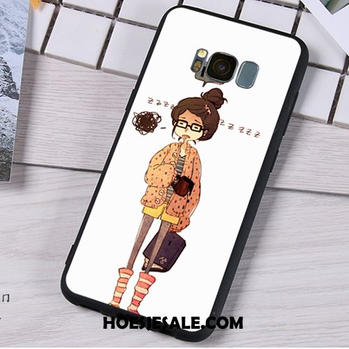 Samsung Galaxy S8 Hoesje Anti-fall Scheppend Zacht Blauw Trend Sale