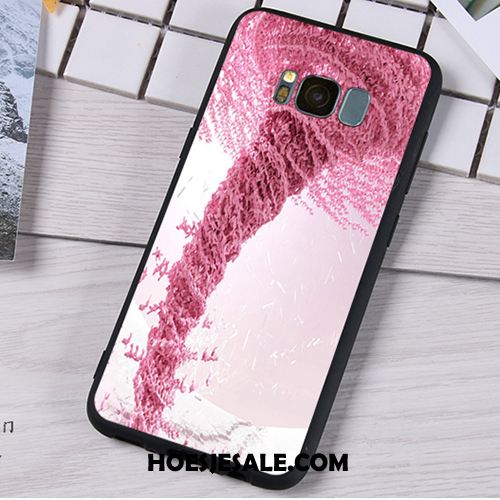 Samsung Galaxy S8 Hoesje Anti-fall Scheppend Zacht Blauw Trend Sale