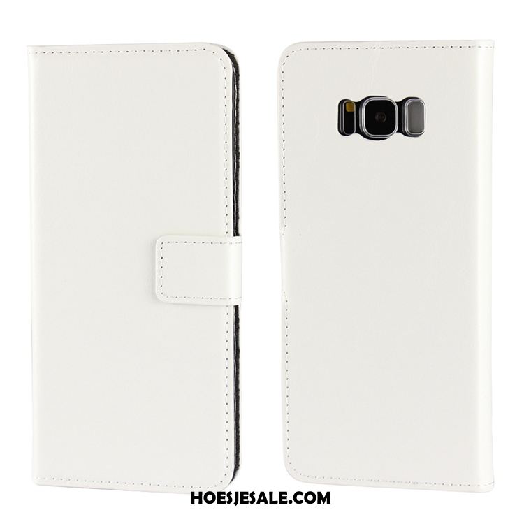 Samsung Galaxy S8+ Hoesje Hard Leren Etui Hoes Ster Folio Kopen