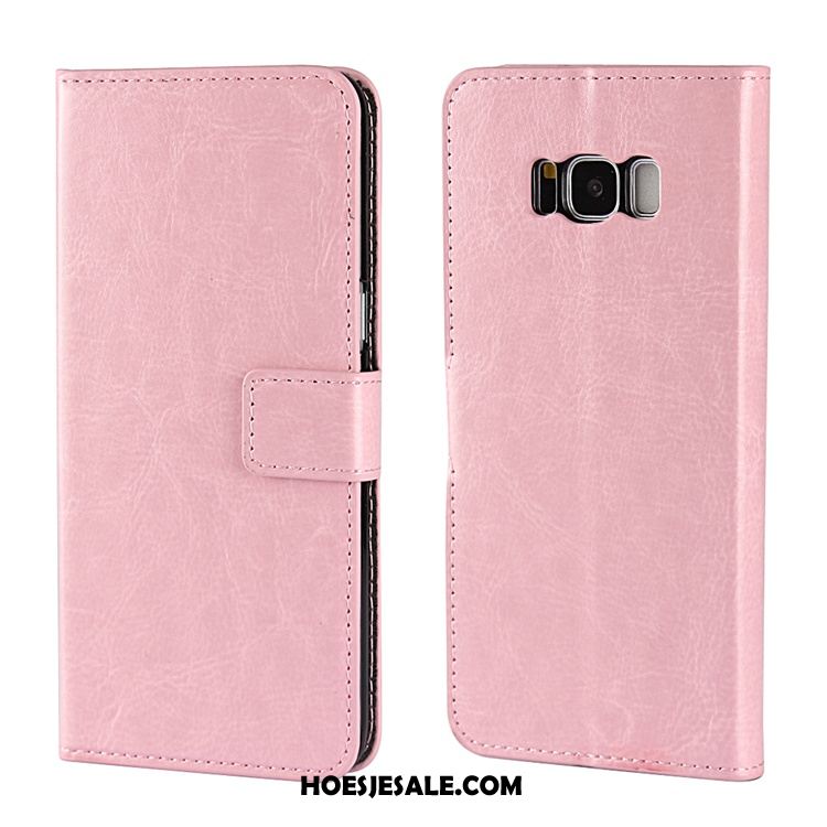 Samsung Galaxy S8+ Hoesje Hard Leren Etui Hoes Ster Folio Kopen