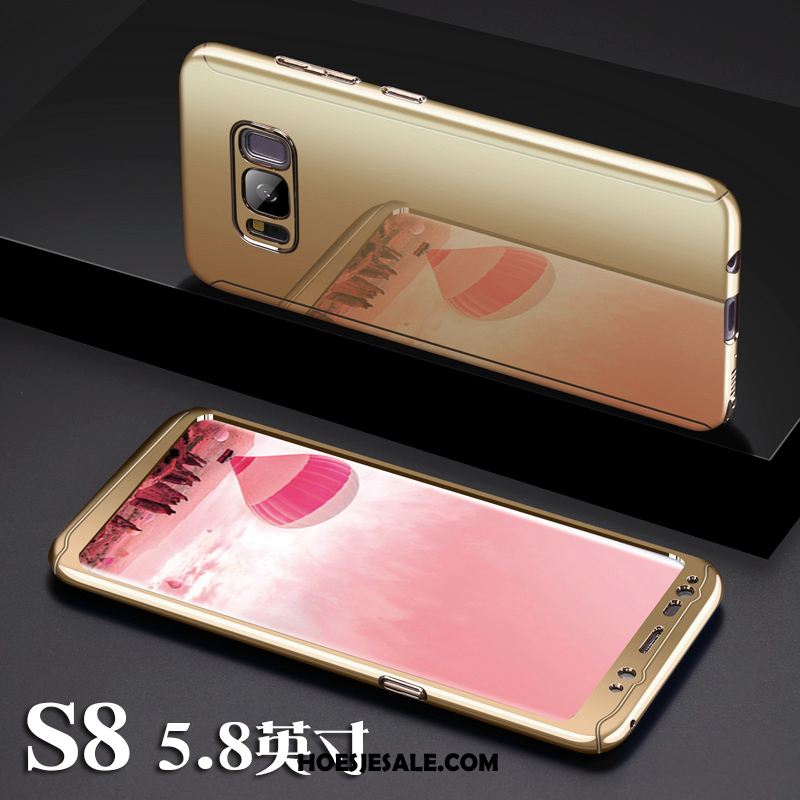 Samsung Galaxy S8 Hoesje Rose Goud All Inclusive Hard Mobiele Telefoon Hoes Goedkoop