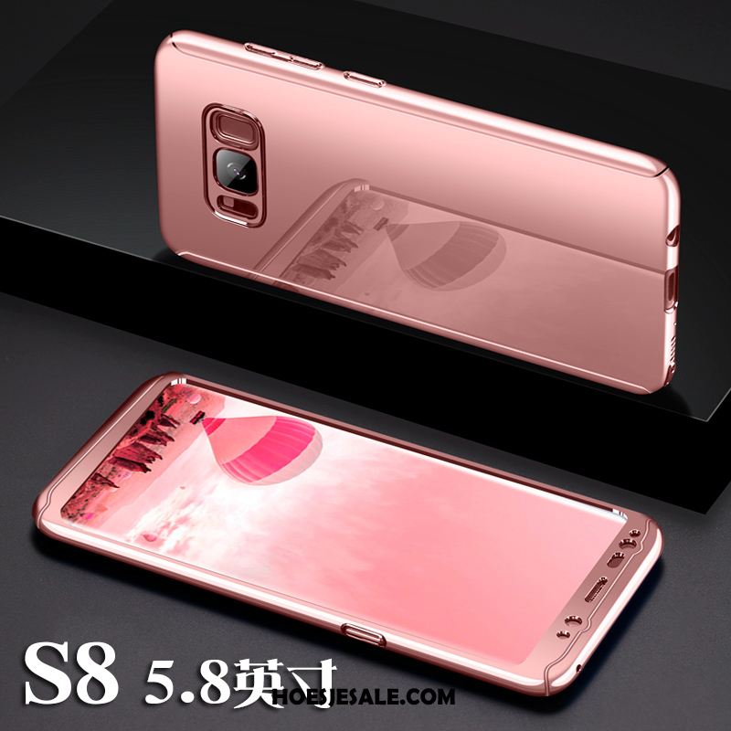 Samsung Galaxy S8 Hoesje Rose Goud All Inclusive Hard Mobiele Telefoon Hoes Goedkoop