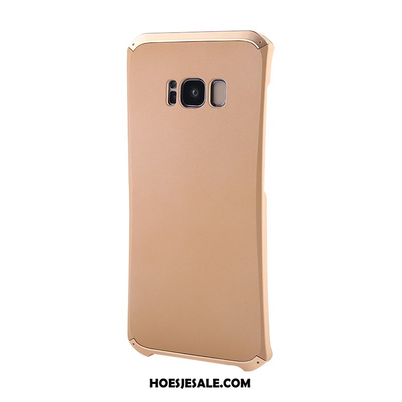 Samsung Galaxy S8+ Hoesje Schrobben Trend Koel All Inclusive Goud Korting