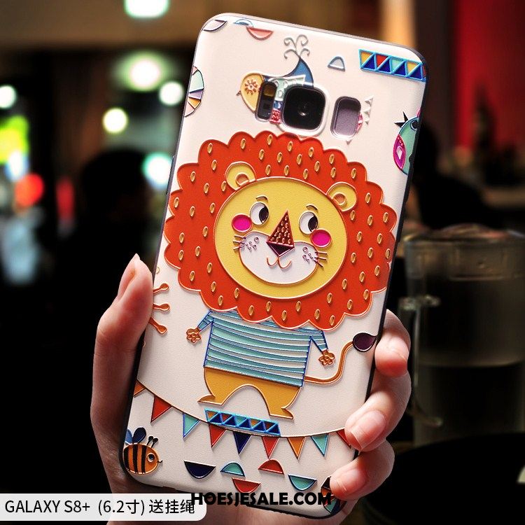 Samsung Galaxy S8+ Hoesje Ster Schrobben Reliëf Mobiele Telefoon Roze Aanbiedingen