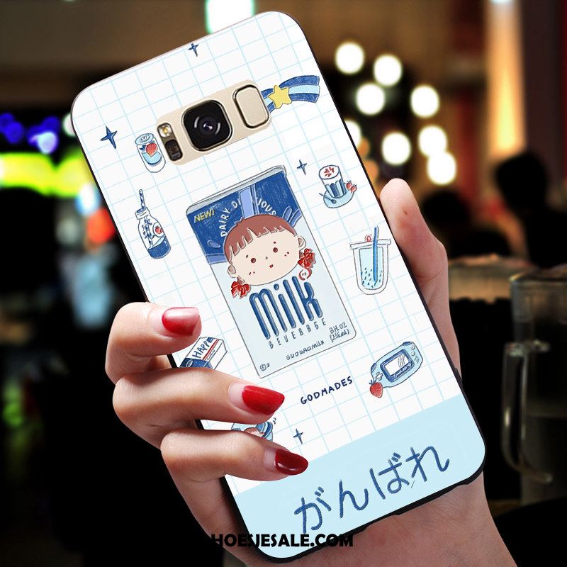 Samsung Galaxy S8+ Hoesje Zacht Anti-fall Siliconen Ster Ondersteuning Goedkoop