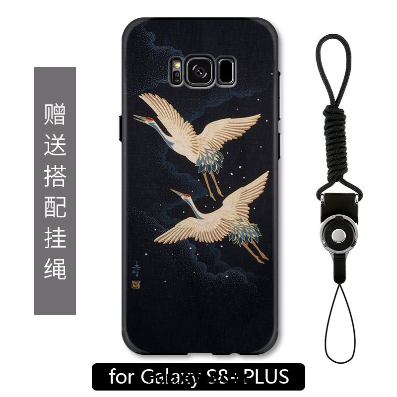 Samsung Galaxy S8+ Hoesje Zwart Chinese Stijl Ster Karper Bescherming Kopen