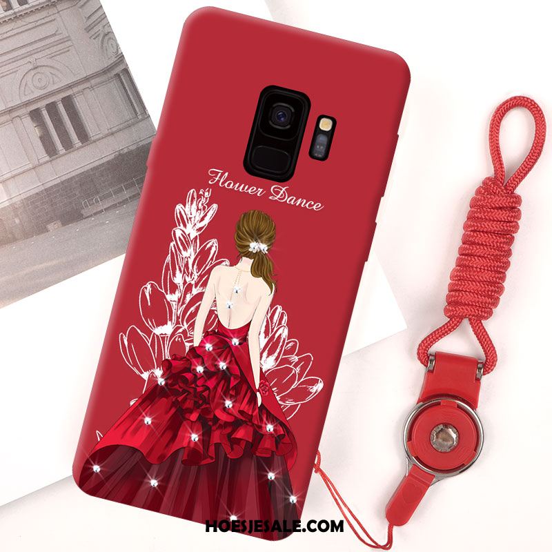 Samsung Galaxy S9 Hoesje All Inclusive Scheppend Rood Ster Persoonlijk Sale