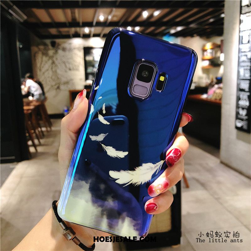 Samsung Galaxy S9 Hoesje All Inclusive Siliconen Hoes Blauw Anti-fall Kopen