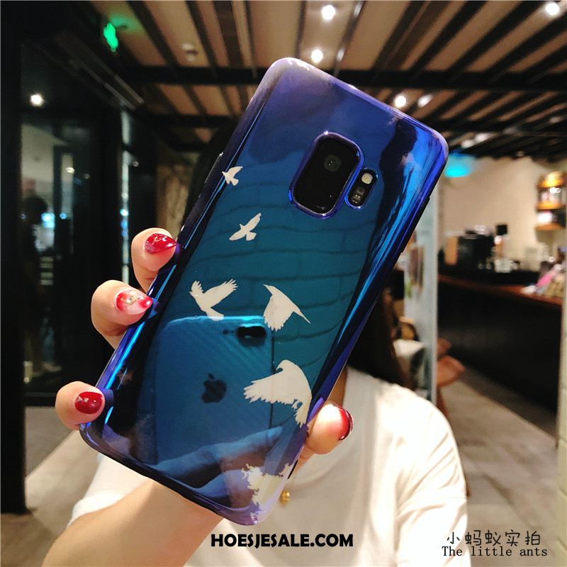 Samsung Galaxy S9 Hoesje All Inclusive Siliconen Hoes Blauw Anti-fall Kopen