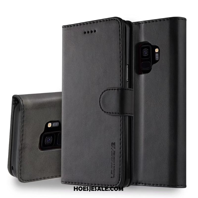 Samsung Galaxy S9 Hoesje Bescherming Folio Dun Mobiele Telefoon Leren Etui Sale