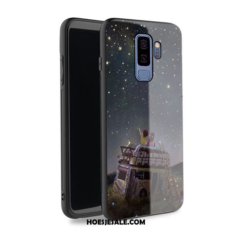 Samsung Galaxy S9+ Hoesje Bescherming Glas Scheppend Achterklep Mobiele Telefoon Sale