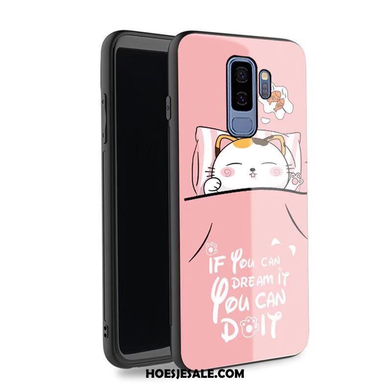 Samsung Galaxy S9+ Hoesje Bescherming Glas Scheppend Achterklep Mobiele Telefoon Sale