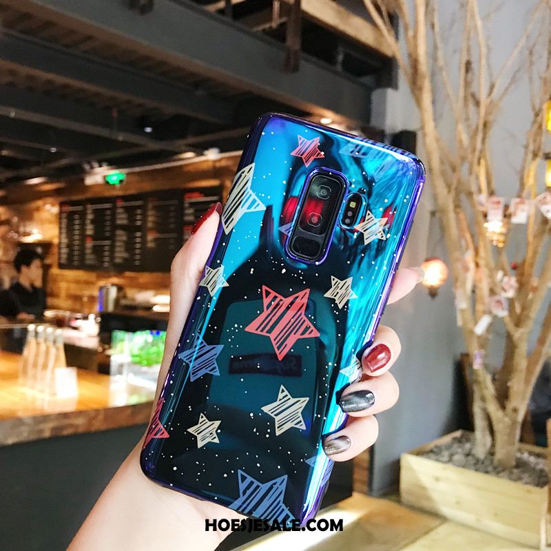 Samsung Galaxy S9+ Hoesje Blauw Bescherming Anti-fall Mobiele Telefoon Siliconen Goedkoop