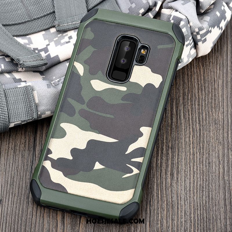 Samsung Galaxy S9+ Hoesje Dikke Camouflage Siliconen Ster Hoes Korting