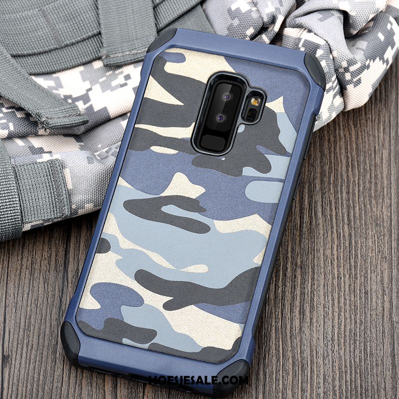 Samsung Galaxy S9+ Hoesje Dikke Camouflage Siliconen Ster Hoes Korting