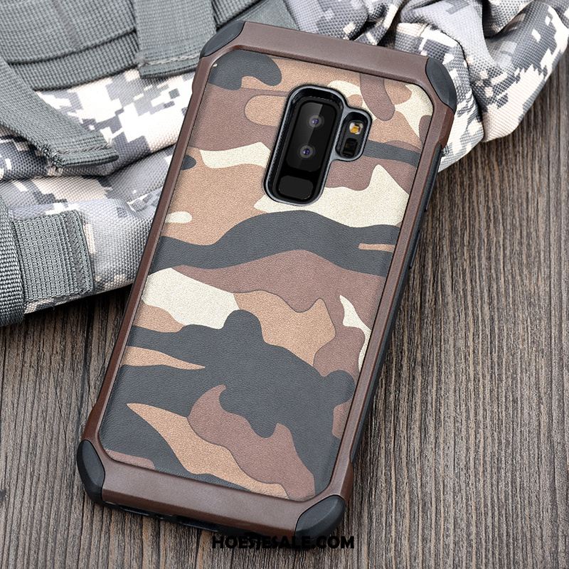 Samsung Galaxy S9+ Hoesje Dikke Camouflage Siliconen Ster Hoes Korting