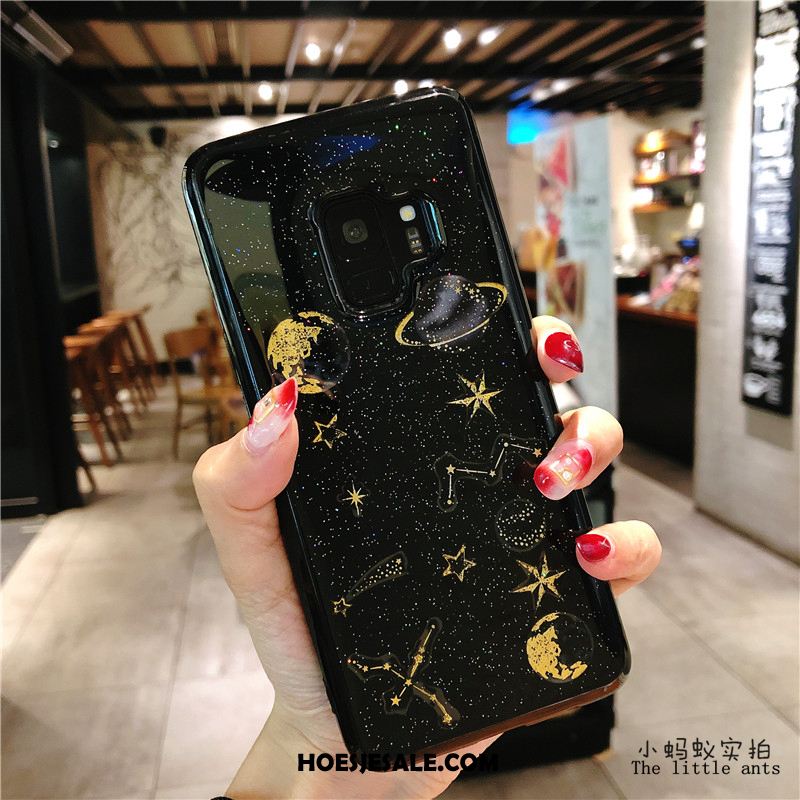 Samsung Galaxy S9 Hoesje Hoes Eenvoudige Mobiele Telefoon Zwart All Inclusive Sale