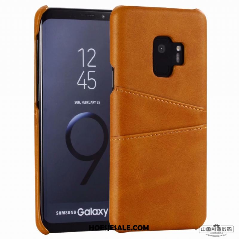 Samsung Galaxy S9 Hoesje Kaart Leren Etui Ster Mobiele Telefoon Rood Online