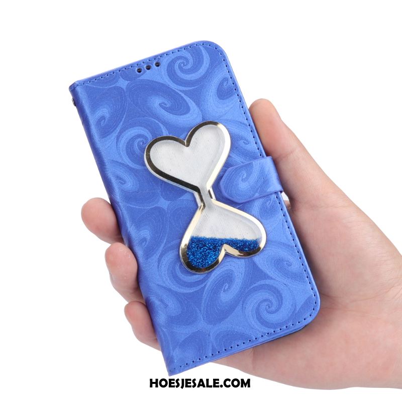 Samsung Galaxy S9 Hoesje Kaart Vloeistof Blauw Hoes Mobiele Telefoon Sale