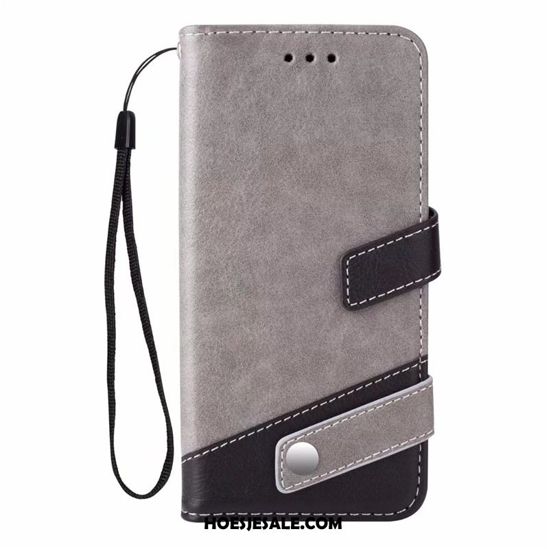 Samsung Galaxy S9+ Hoesje Leren Etui Anti-fall Hanger Clamshell All Inclusive Goedkoop