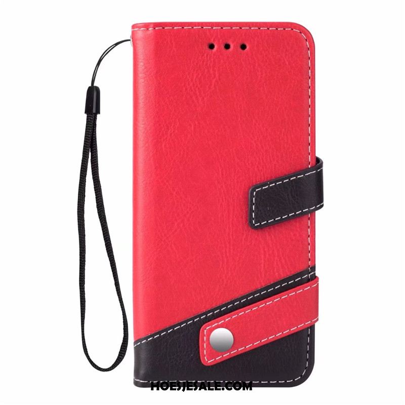 Samsung Galaxy S9+ Hoesje Leren Etui Anti-fall Hanger Clamshell All Inclusive Goedkoop