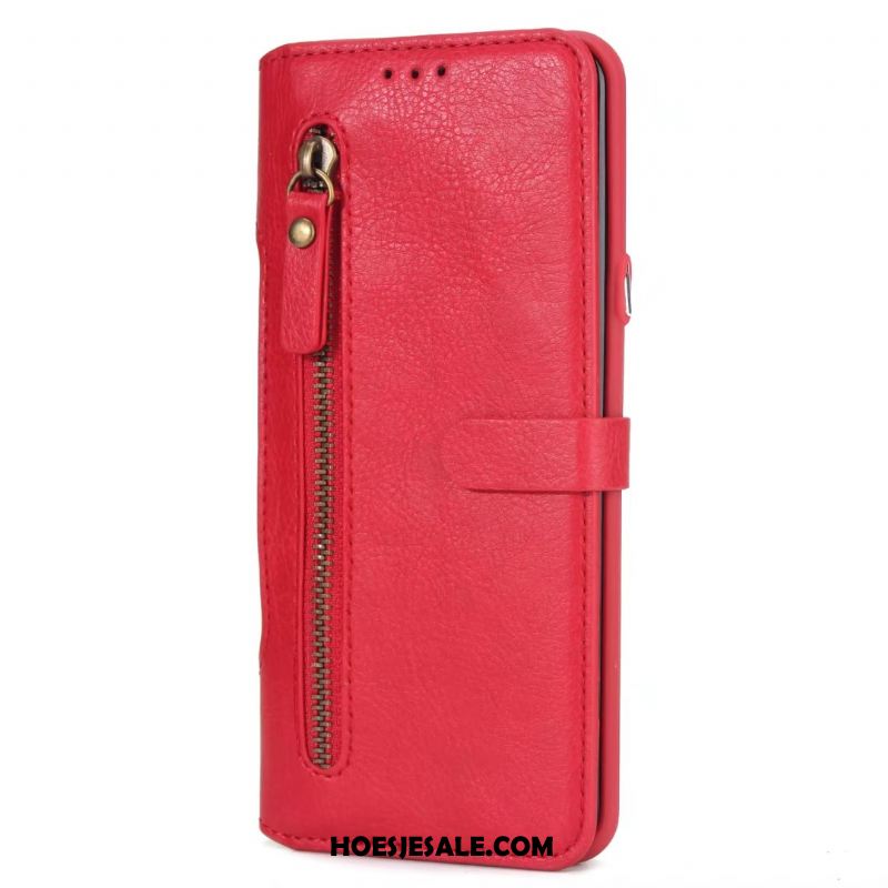 Samsung Galaxy S9+ Hoesje Leren Etui Folio Ster Bescherming Hoes Sale