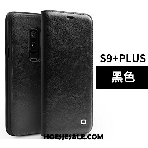 Samsung Galaxy S9+ Hoesje Mobiele Telefoon Dun Folio High End Leren Etui Kopen