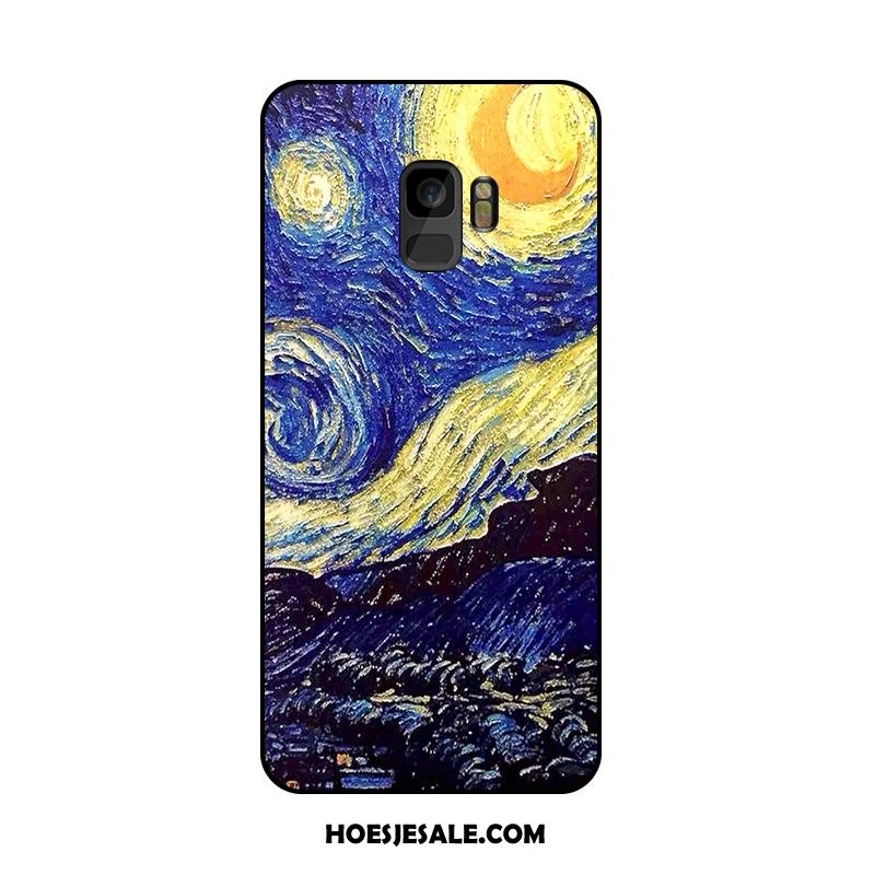 Samsung Galaxy S9 Hoesje Olieverfschilderij Ster Hoge Hanger Mobiele Telefoon Korting