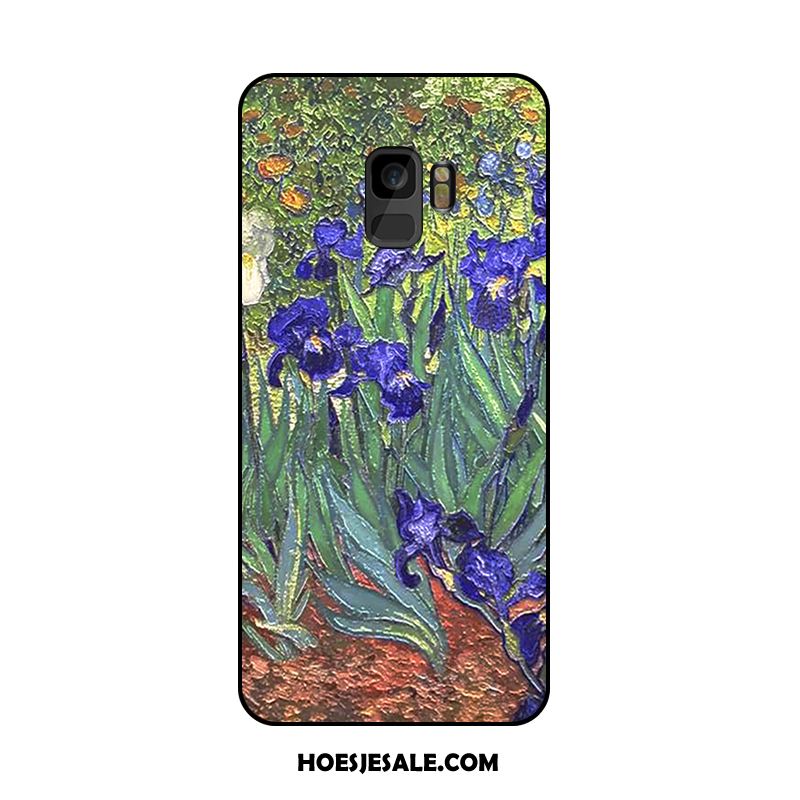 Samsung Galaxy S9 Hoesje Olieverfschilderij Ster Hoge Hanger Mobiele Telefoon Korting