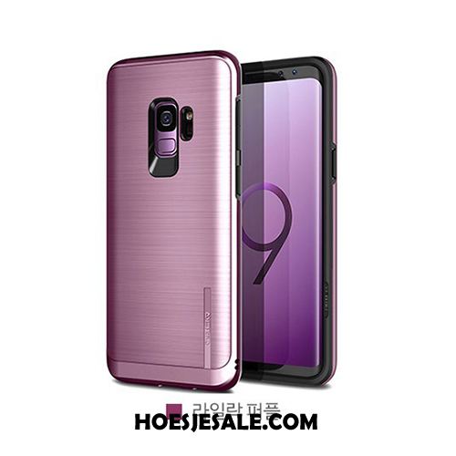 Samsung Galaxy S9 Hoesje Roze Dubbele Hanger Mobiele Telefoon Bescherming Sale