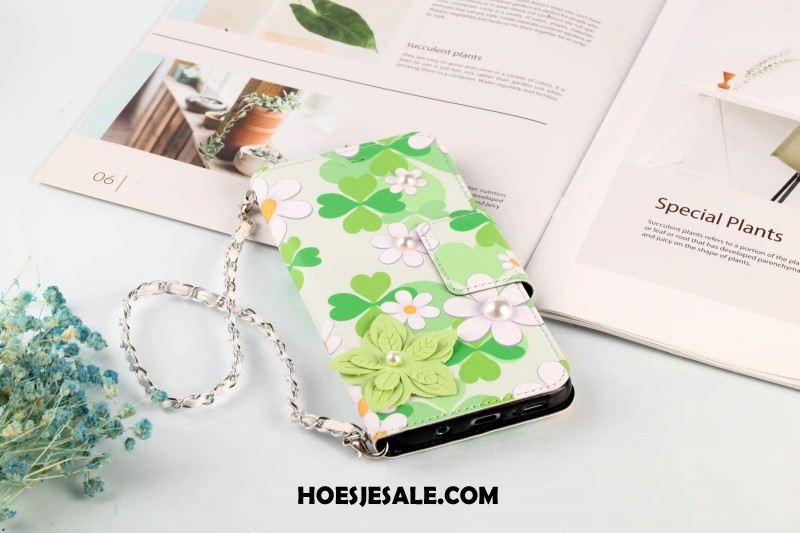 Samsung Galaxy S9+ Hoesje Ster Folio Bescherming Ketting Portemonnee Sale